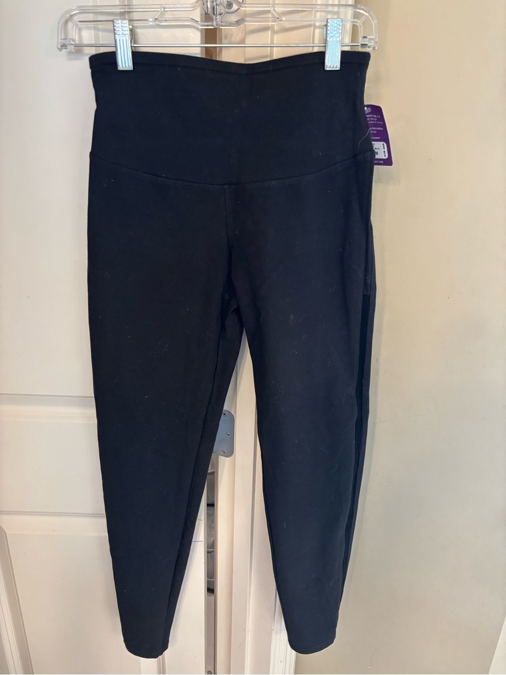 High-Waist Black Women's Leggings